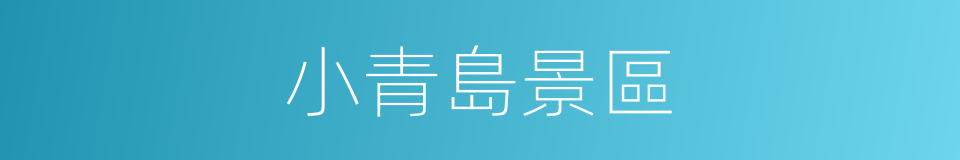 小青島景區的同義詞