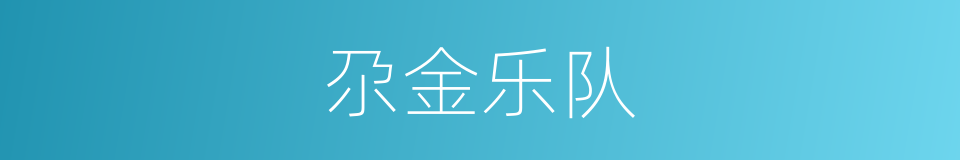 尕金乐队的同义词