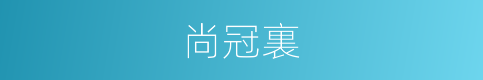 尚冠裏的同義詞