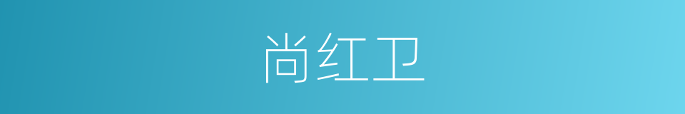 尚红卫的同义词