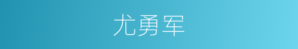 尤勇军的同义词