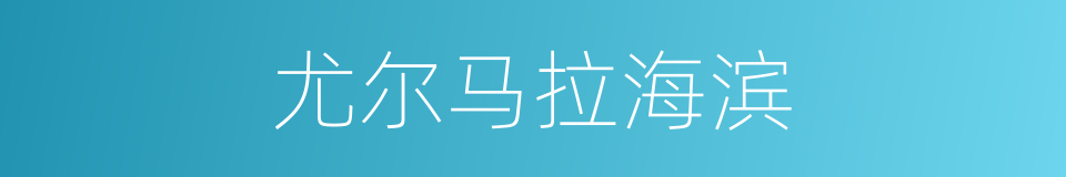 尤尔马拉海滨的同义词