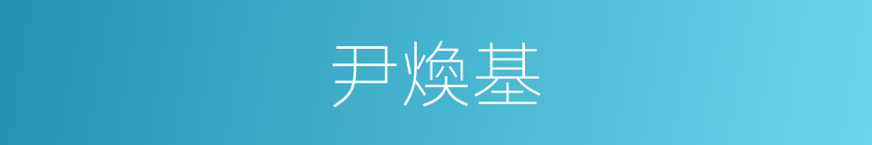 尹煥基的同義詞