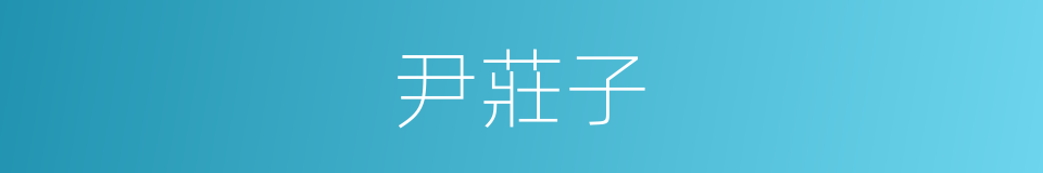 尹莊子的同義詞