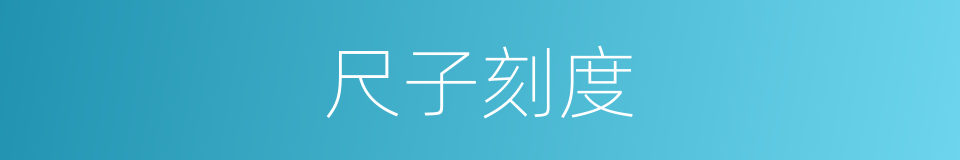 尺子刻度的同义词