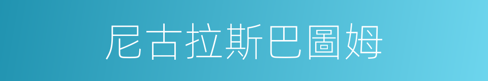 尼古拉斯巴圖姆的同義詞