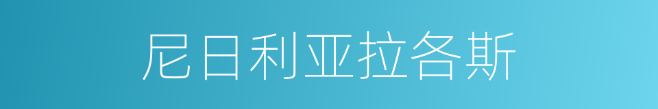 尼日利亚拉各斯的同义词