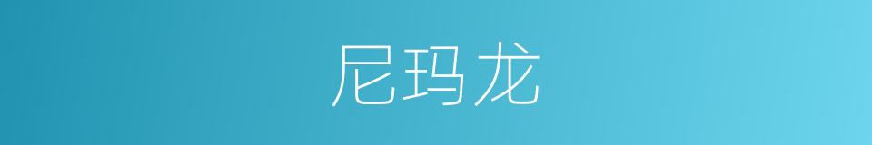 尼玛龙的同义词