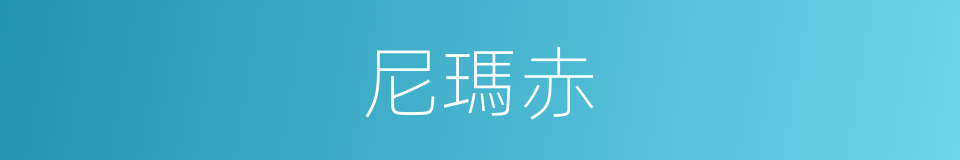 尼瑪赤的同義詞