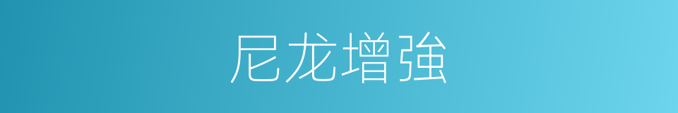 尼龙增強的同義詞