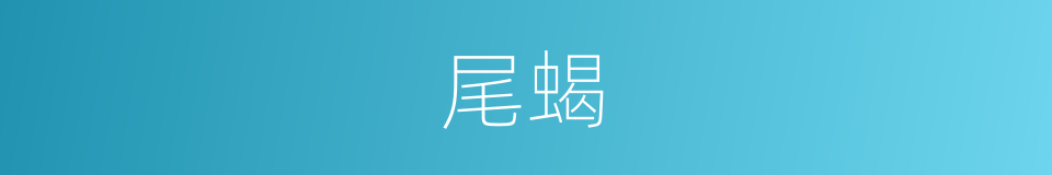 尾蝎的同义词