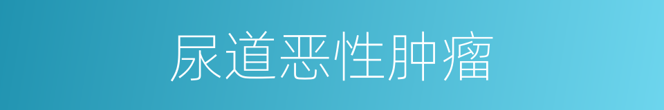 尿道恶性肿瘤的同义词