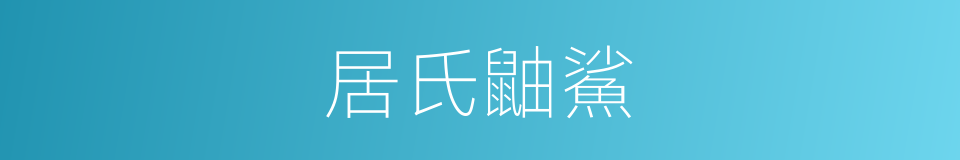 居氏鼬鯊的同義詞