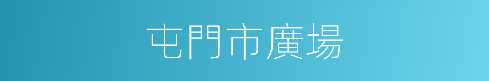 屯門市廣場的同義詞