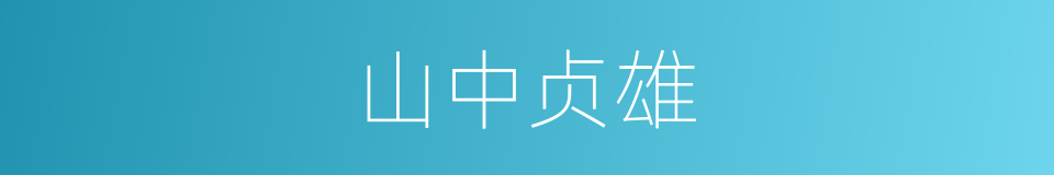 山中贞雄的同义词