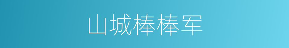 山城棒棒军的同义词