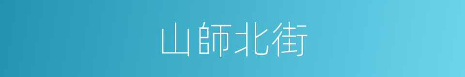 山師北街的同義詞