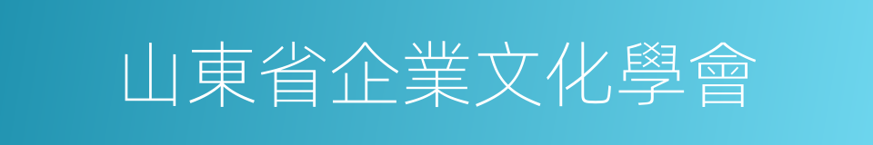 山東省企業文化學會的同義詞