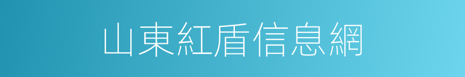 山東紅盾信息網的同義詞