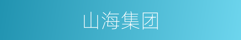 山海集团的同义词