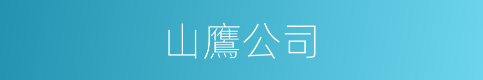 山鷹公司的同義詞