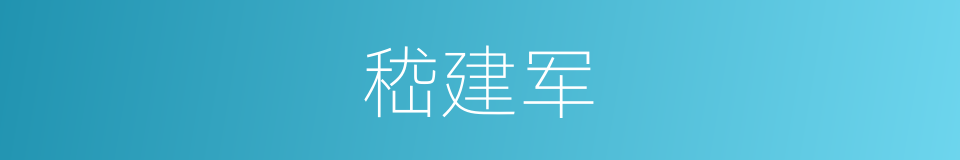 嵇建军的同义词