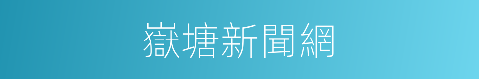 嶽塘新聞網的同義詞