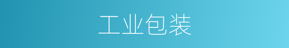 工业包装的同义词