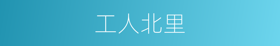 工人北里的同义词
