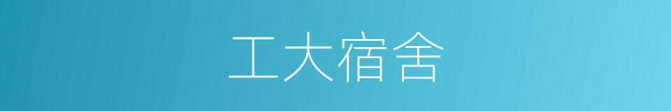 工大宿舍的同义词