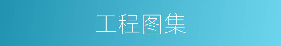工程图集的同义词