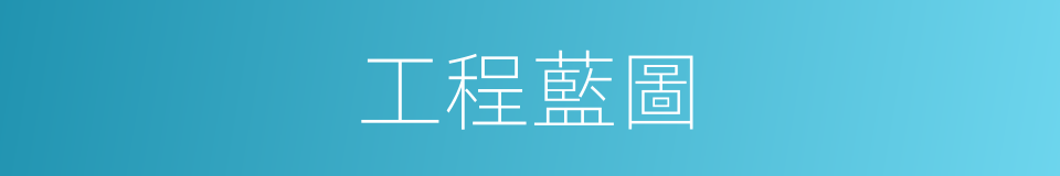 工程藍圖的同義詞