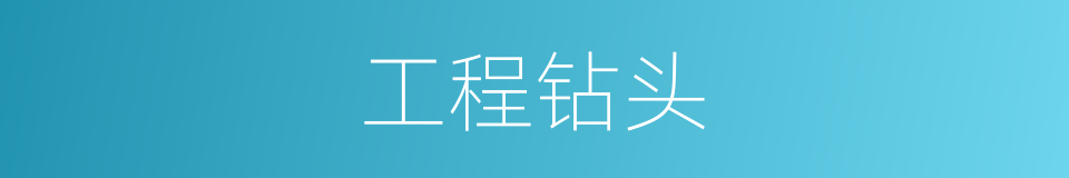 工程钻头的同义词