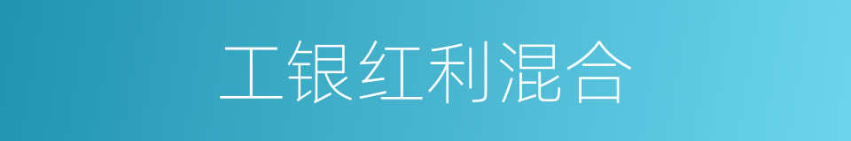 工银红利混合的同义词