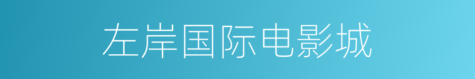 左岸国际电影城的同义词