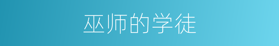 巫师的学徒的同义词