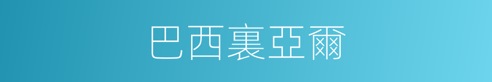 巴西裏亞爾的同義詞