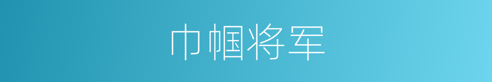 巾帼将军的同义词