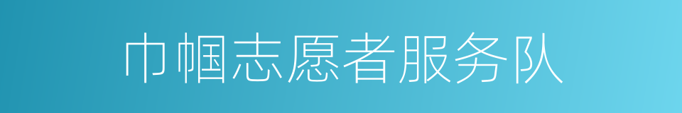 巾帼志愿者服务队的同义词