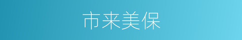 市来美保的同义词