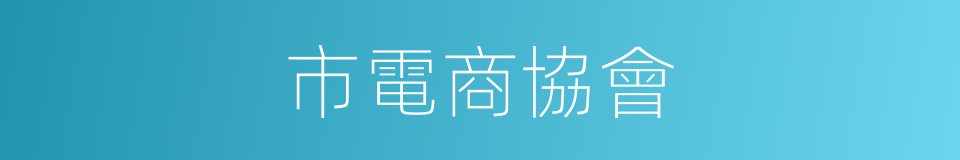 市電商協會的同義詞