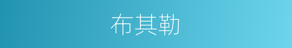 布其勒的同义词