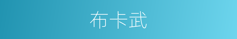 布卡武的同义词