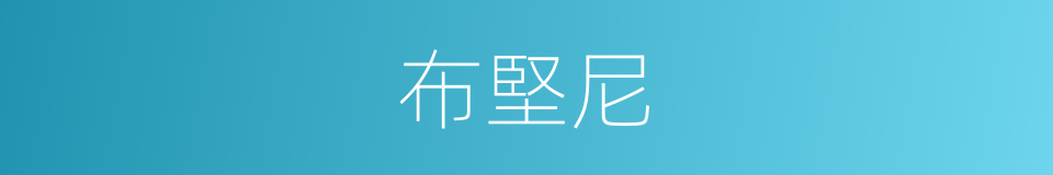 布堅尼的同義詞