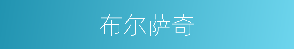 布尔萨奇的同义词