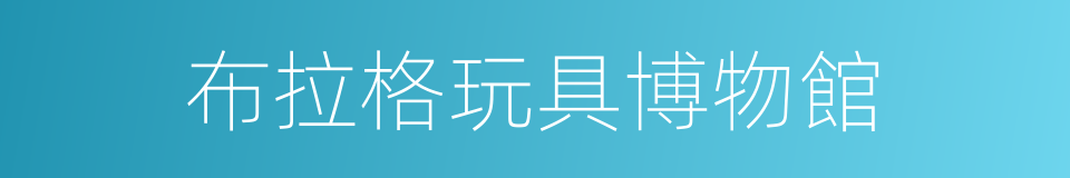 布拉格玩具博物館的同義詞