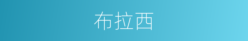 布拉西的同义词