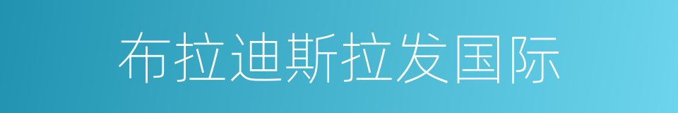 布拉迪斯拉发国际的同义词