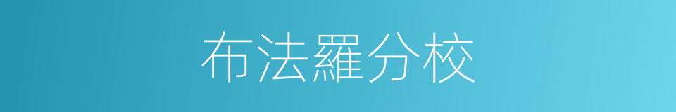 布法羅分校的同義詞