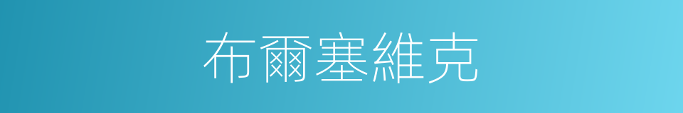 布爾塞維克的同義詞